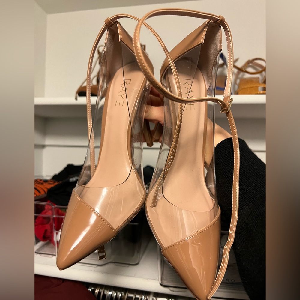 Never worn Rye Heels (only walked inside house)